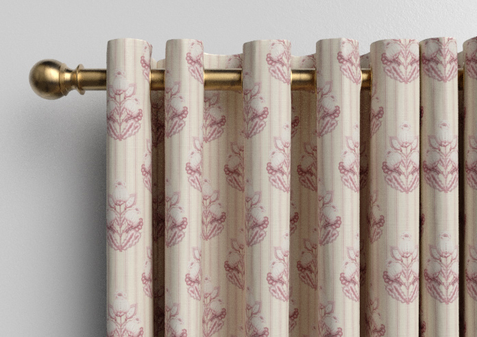 Midford, Mantels Stripe Rosies Pink - Made to Measure Curtains - Image 12